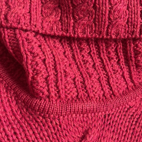 Carriage Donn NWOT 100% Merino Wool Cable Knit Roll Neck Jumper Gorgeous! - Picture 7 of 8